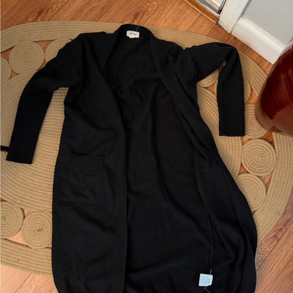 Style & Co. Women's Black Long Cardigan
